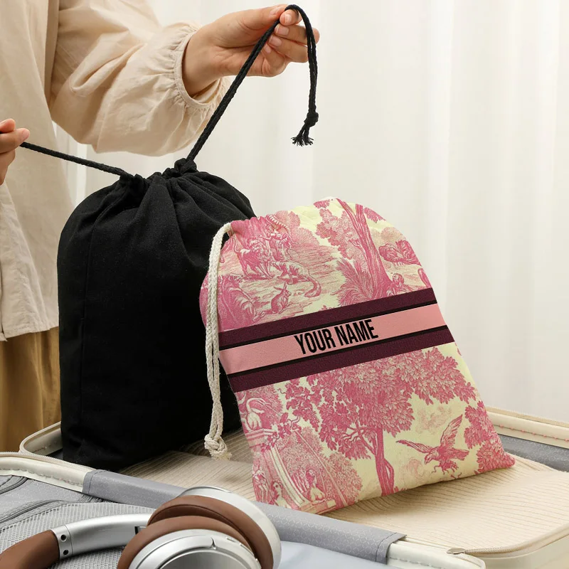 Personalized Storage Bag for Women, Large Capacity Shoulder Bag, Fashion Printing Tote, Custom Name Storage Bag, Luxury Bag