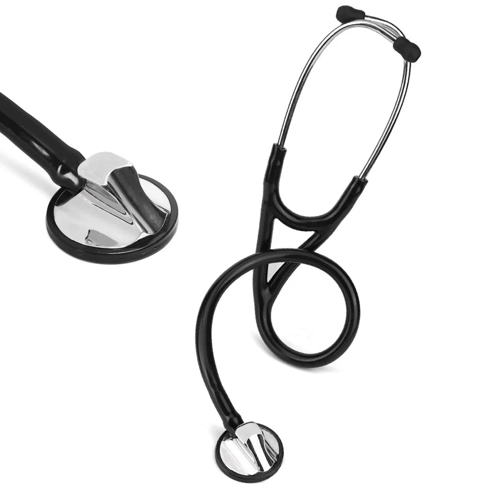 Classic Black Master Cardiology Clinical Single Head Heart Estetoscopio Professional Cute Doctor Nurse ENT Medical Stethoscope