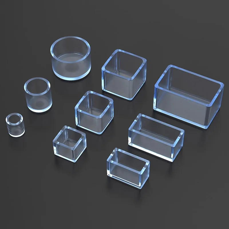 4Pcs Chair Leg Pad Round Square Furniture Leg Table End Plug PVC Silent Anti-slip Floor Protection Cap Foot Cover