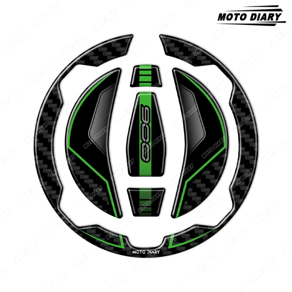 3D Motorcycle Fuel Tank Cap Sticker Gas Tank Protection Decals For Z900 Z 900 2023 2024