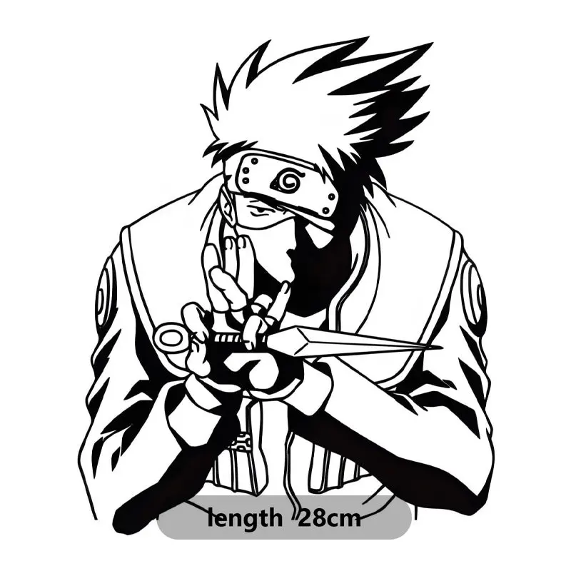 Personal Creative Anime Car Stickers Naruto Sasuke Car Stickers Laptop Sticker Trunk Sticker Wall Decals Classic Toys