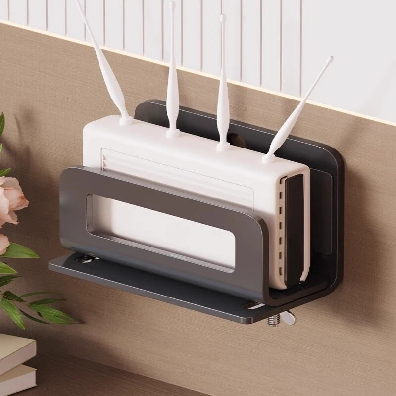 Adjustable Set-Top Box Bracket Wall Mount Holder For Router,Modem,TV Box And Other Media Players