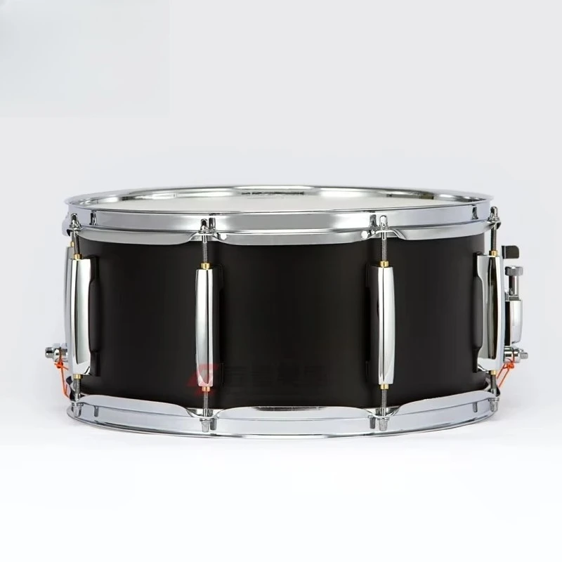 Matte Lacquer Black Snare Drum