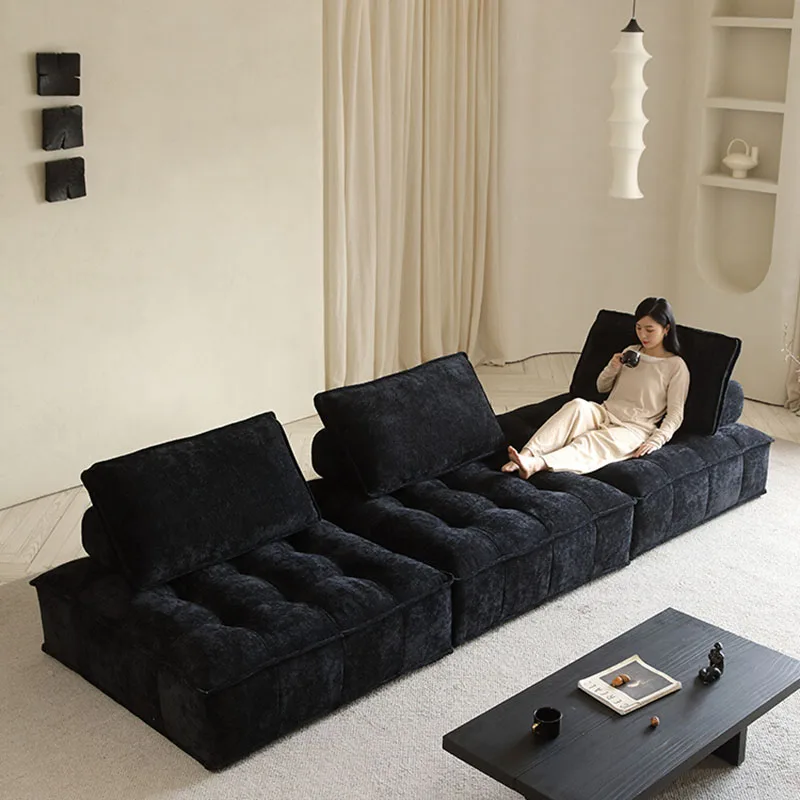 Modern Sectional Sofa European Design Individual 3 Seater Sofa Black Modular Creative Muebles Hogar Living Room Furnitures