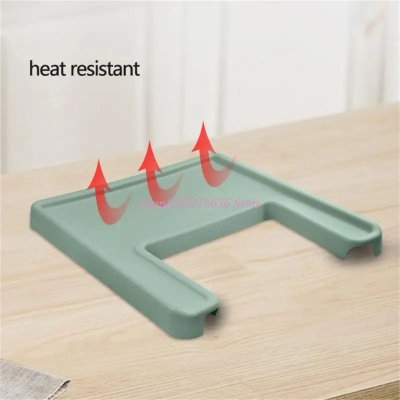 R6FD Placemats Kids Silicone Eating Table Mats for Toddler Children Anti Skid Table Mats Flexible Baby Mats
