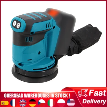 전기 오비털 샌더 125mm 브러시 모터 우드 그라인더 폴리셔, 왁싱 그라인딩 샌딩 폴리싱 머신, 18V 마끼다 배터리용