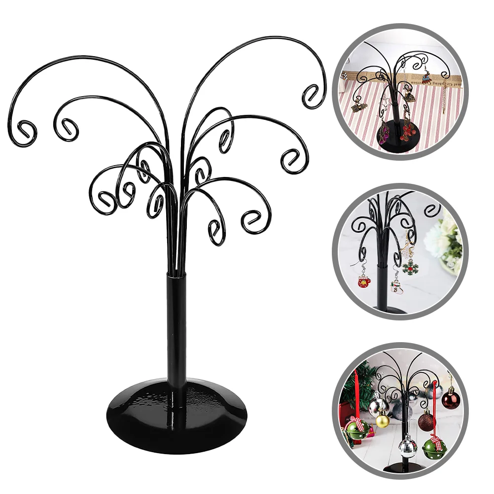Chain Earring Stand Earrings Storage Holder Accessories Wrought Iron Jewelry Display Organizer