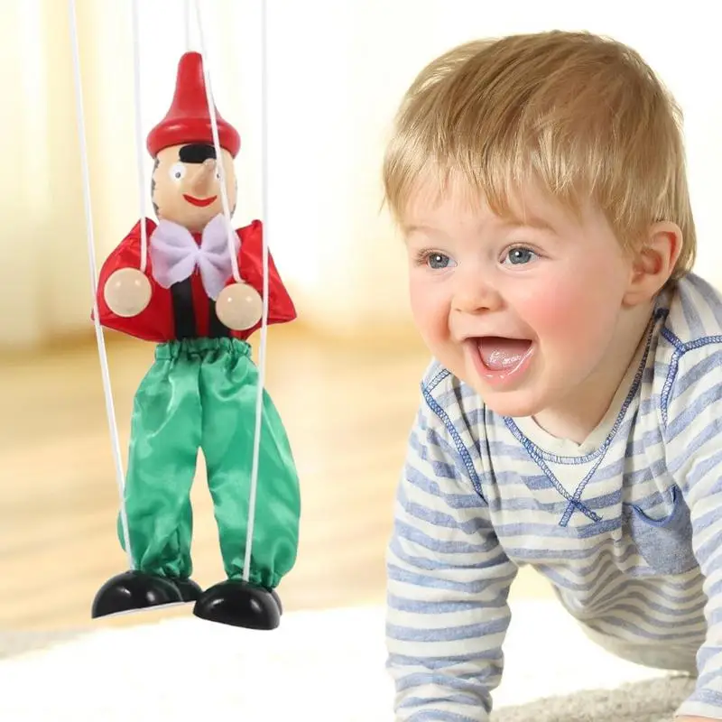 String Marionette Puppets String Marionette Figure Doll Hand Eye Coordination Puppetry Doll For Men Women Adults Boys Girls Kids