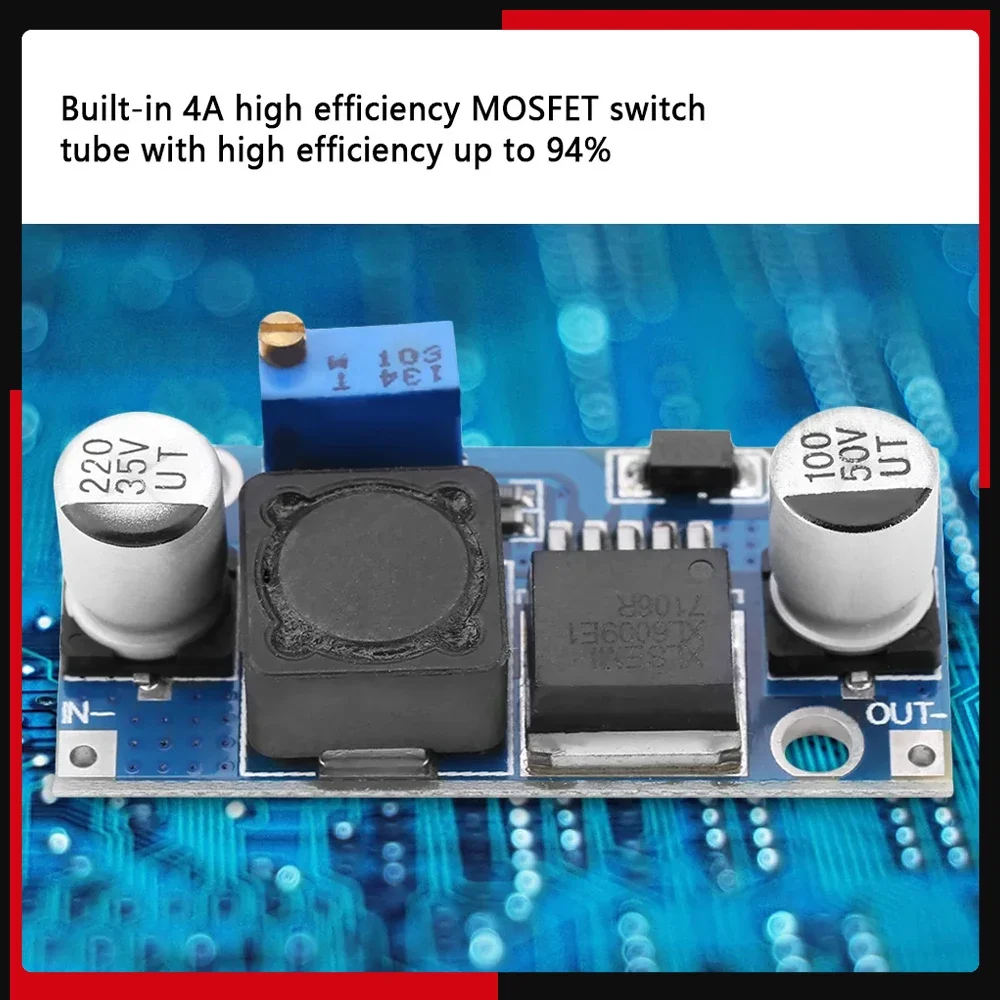 Modulo convertitore di tensione boost Modulo convertitore CC-CC XL6009E1 Modulo convertitore di tensione boost DC-DC regolabile
