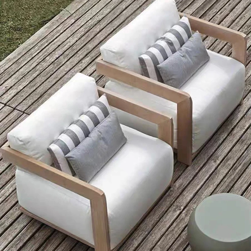 Garden Sofas Furniture Set Teak Outdoor Furniture Set Wood Luxury Outdoor Furniture Sofa Set Modern Sofas