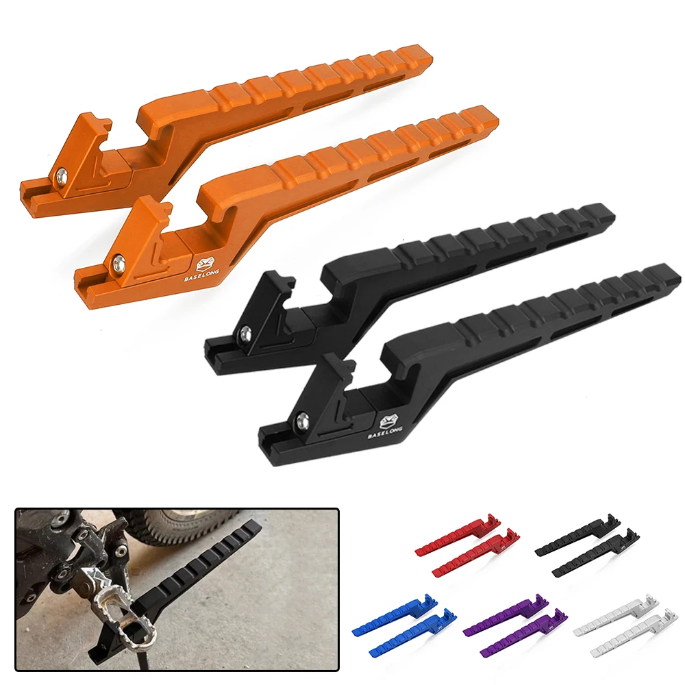 Motorcycle Passenger Foot Peg Extensions Extended Footpegs Accessories For 640 LC4 Adventure / Enduro / Supermoto 2004 2005 2006