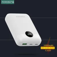 FERISING PD 20W 22.5W Power Bank Portable Charging External Battery Charger 10000 mAh Powerbank For iPhone Xiaomi Realme Huawei