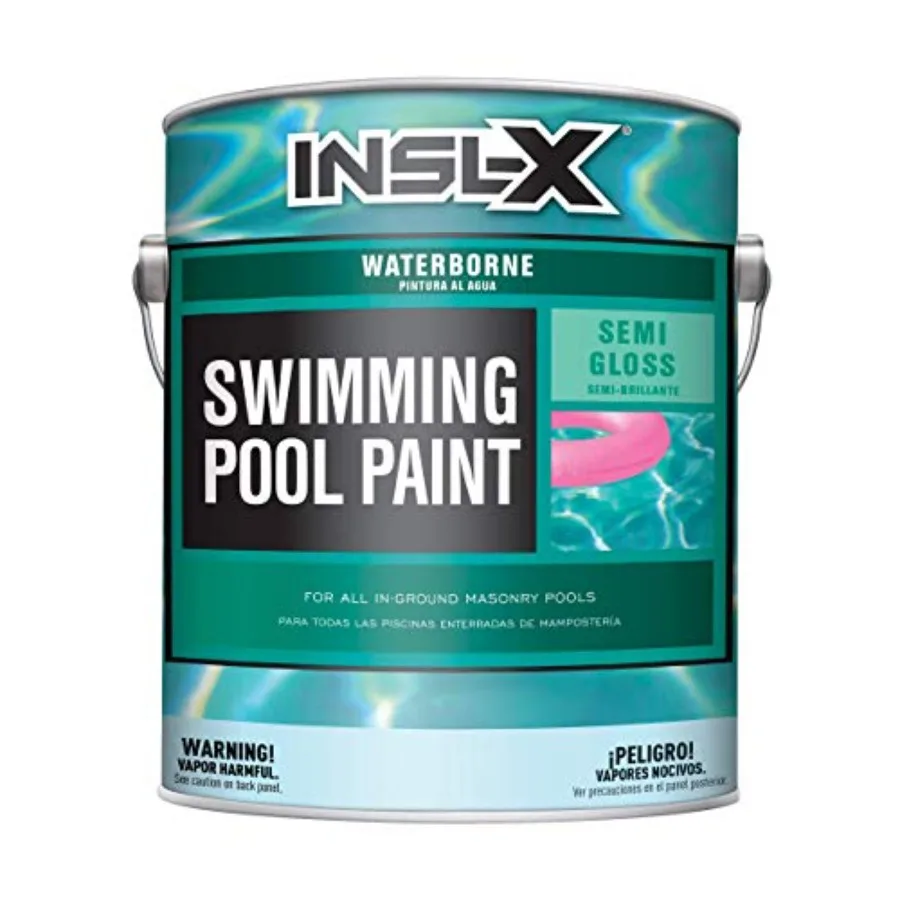 

Waterborne, Semi-Gloss Acrylic Pool Paint,,1 Gallon