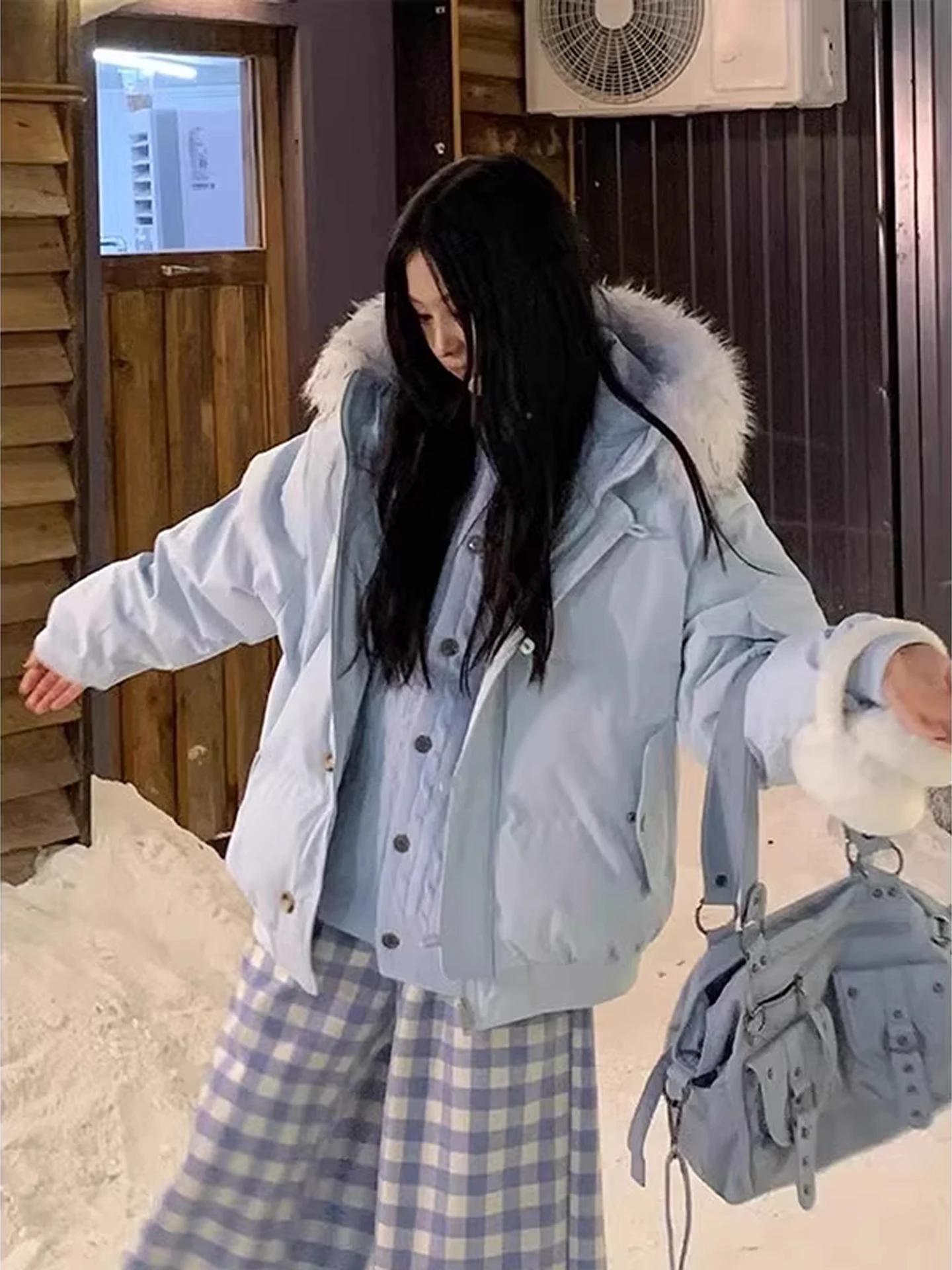 Coreano Sle Thiened Jaet de Algodão com Capuz Homens Mulheres Casual Confortável Quente Faionable Casacos de Inverno Não Bulky