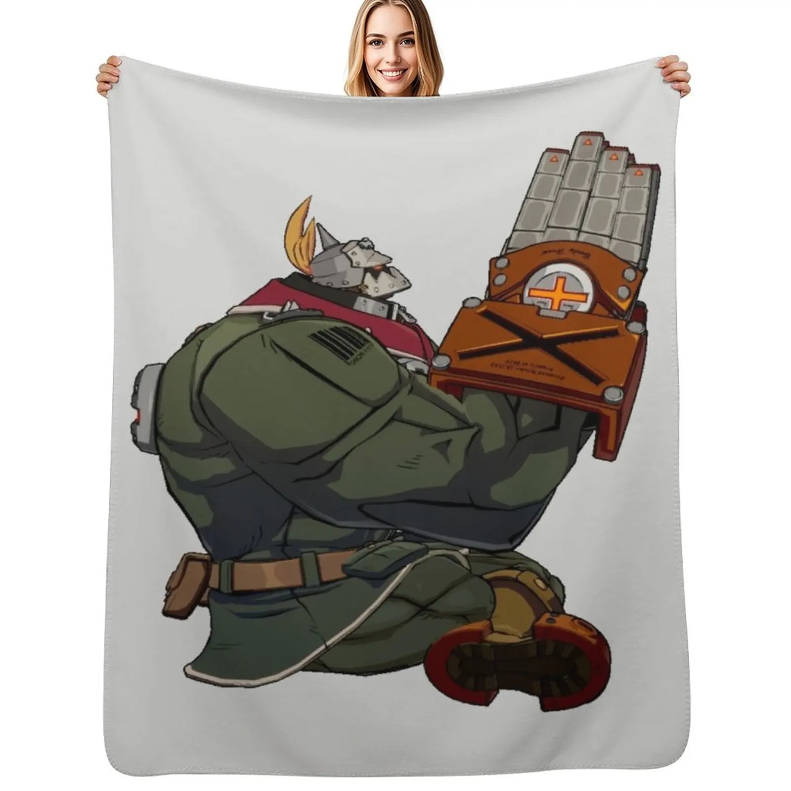 Guilty Gear - Potemkin Throw Blanket Sofas Heavy For Sofa Thin Weighted Softest Beach Blankets