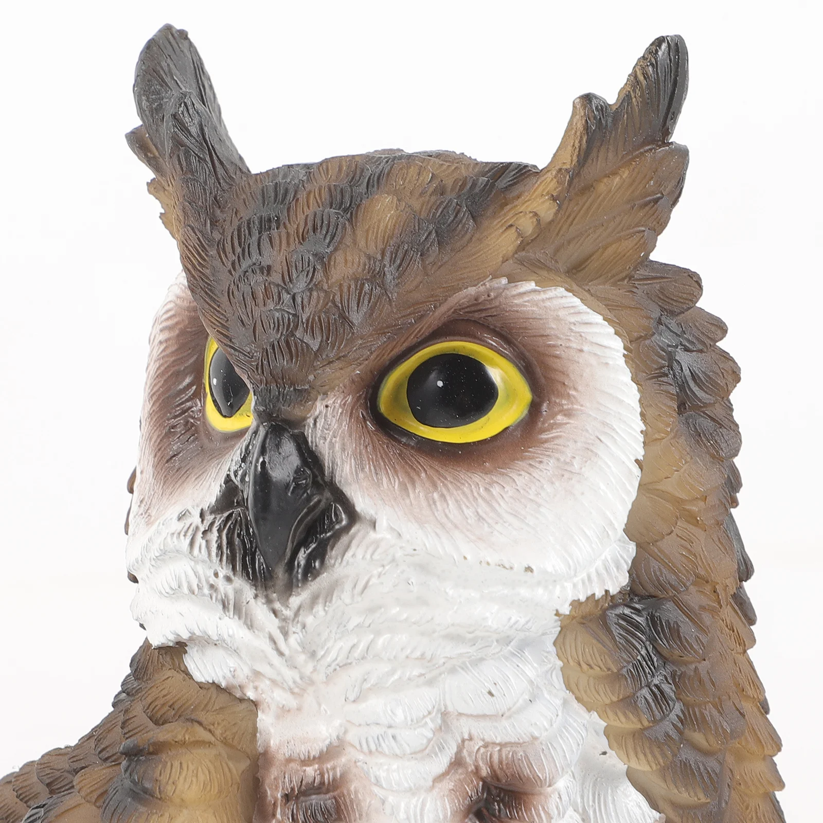 

1pc Owl Statue Outdoor Resin Garden Decor Lawn Ornament Yard Art Craft Solar Powered Night Light Landscape Decoration