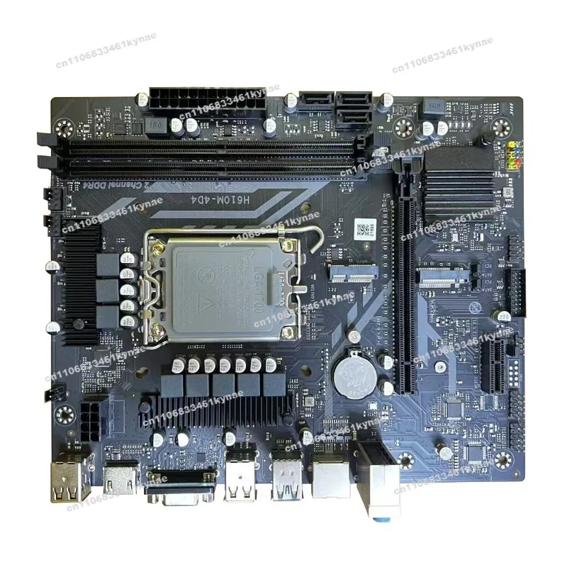 Suitable for The New H610M-4D4 Desktop Main Board 1700 Pins, Support DDR4 Memory M.2 WIFI Interface 12 13 Generations