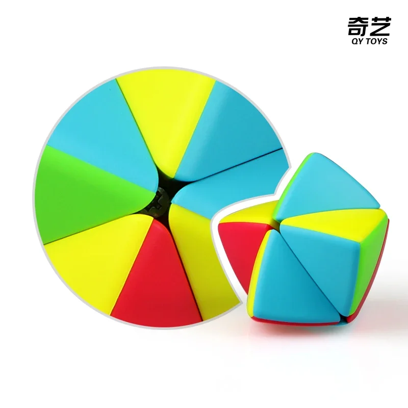 QiYi-Cube magique de Mastermorphix 2x2, jouet pour entraînement cérébral, puzzle sans autocollant, cadeau pour enfants