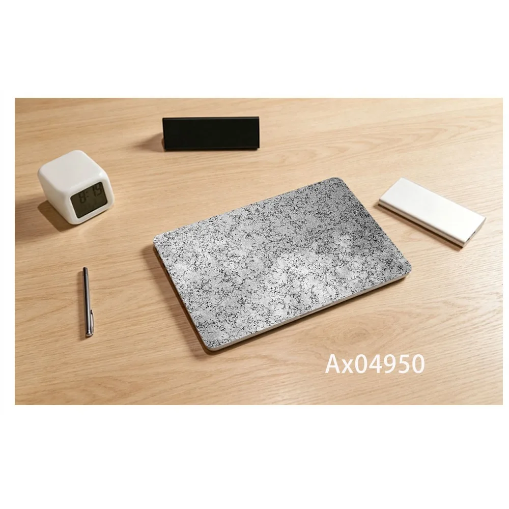 Minimal Silver-grey Texture & Speckle Gradient Design Laptop Stickers MacBook Aesthetic Notebook Scratch Protection Sticker