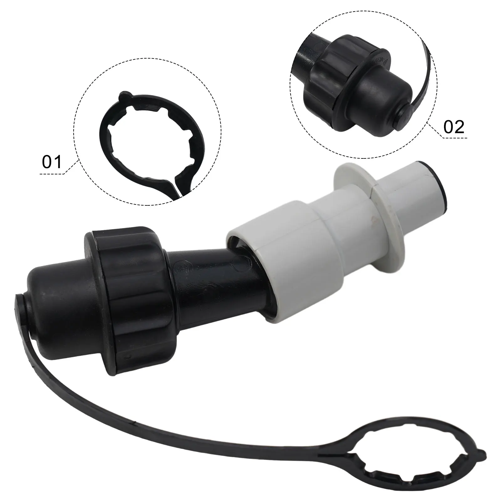 New Practical High Quality Chain Type Oil Injection System Saves Time 0000 890 5004 1* Plastic Material Prevent Overfilling