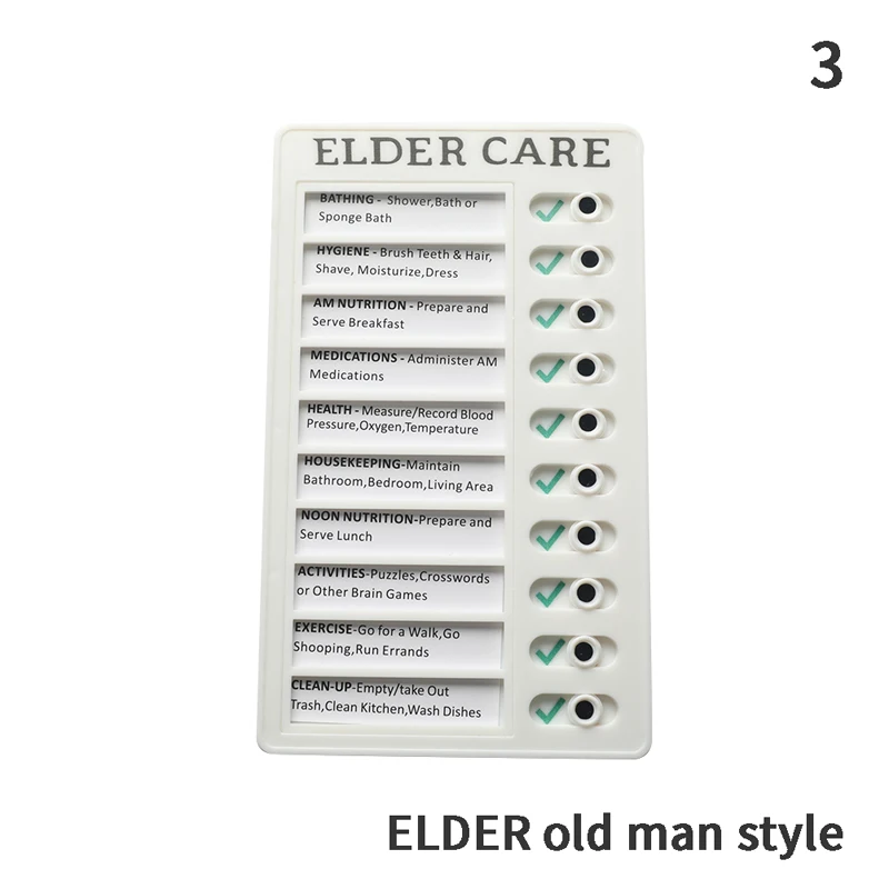 Memo Plastic Board Chore Chart Reusable Checklist Daily Planner Responsibility