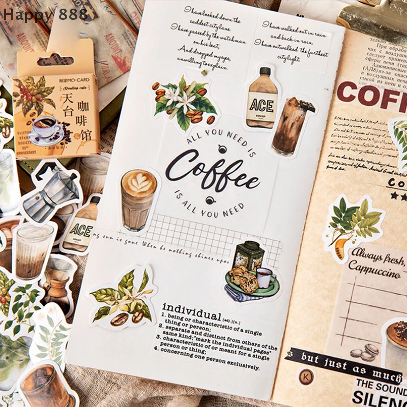 

Набор декоративных наклеек из 46 предметов для скрапбукинга, дневника и канцелярских альбомов