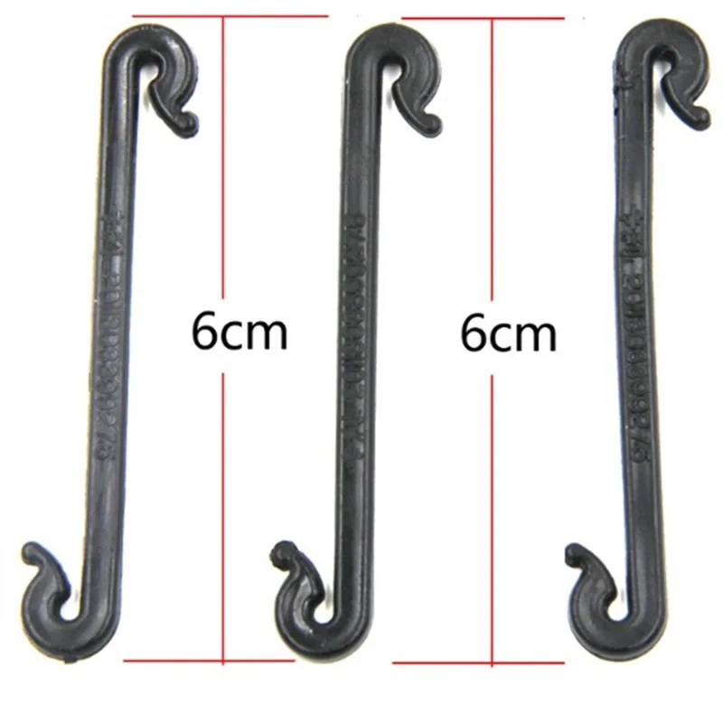 50-500Pcs Fastener Plastic Tied Buckle Hook Gardening Grape Support Vegetable Strapping Clips Fixed Buckle Hook Plant Holder