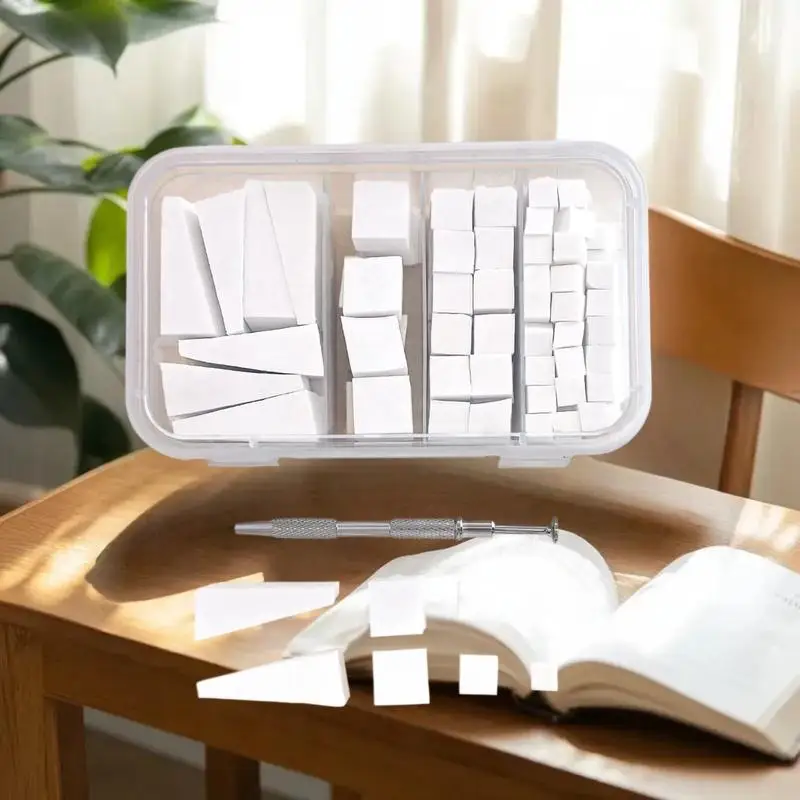 130 stuks nail art spons set gradiënt nagelborstels gel polish diy ontwerp nagel spons grijpen manicure benodigdheden gereedschap