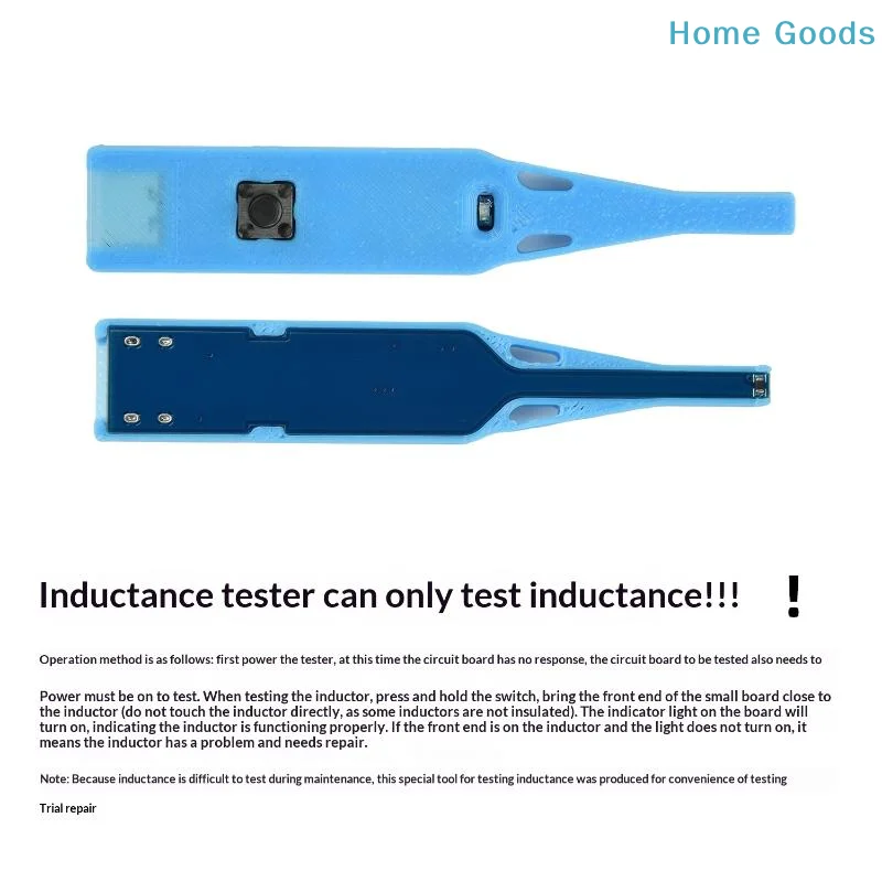 1PC DM76 DC5V Inductance Tester Electromagnetic Induction Detector for Motherboard Coil Repair LED Indicator Diagnostic Tool