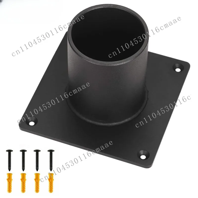 Lamp base outdoor fixture fixed bracket 76mm lamp post adapter can be used for fences and wall piers