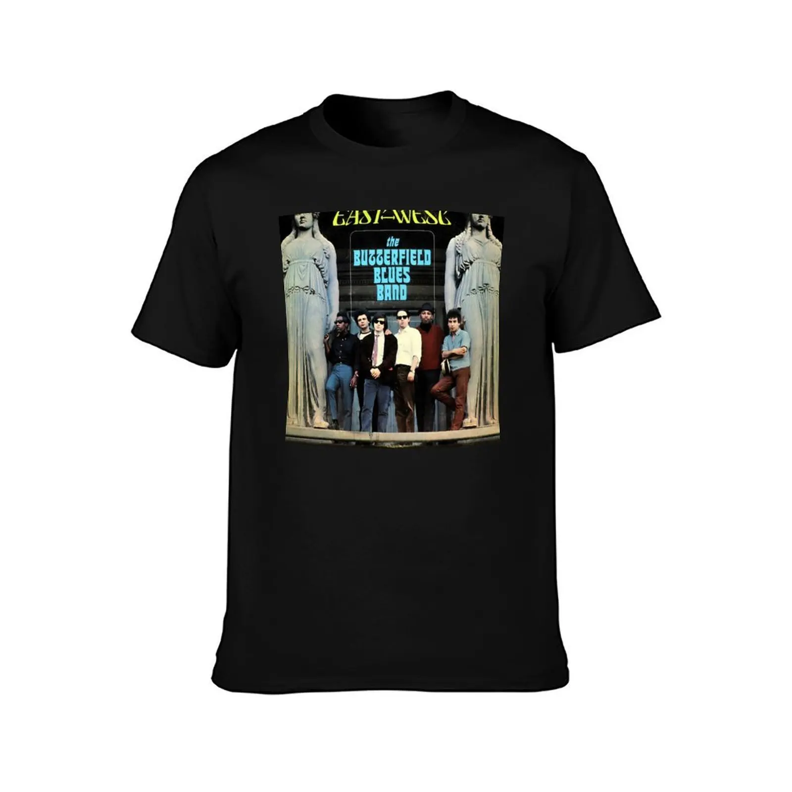 The Butterfield Blues Band East West T-Shirt, Summer Casual Cotton Tee, Oversized Streetwear Tops, Vintage Graphic Print