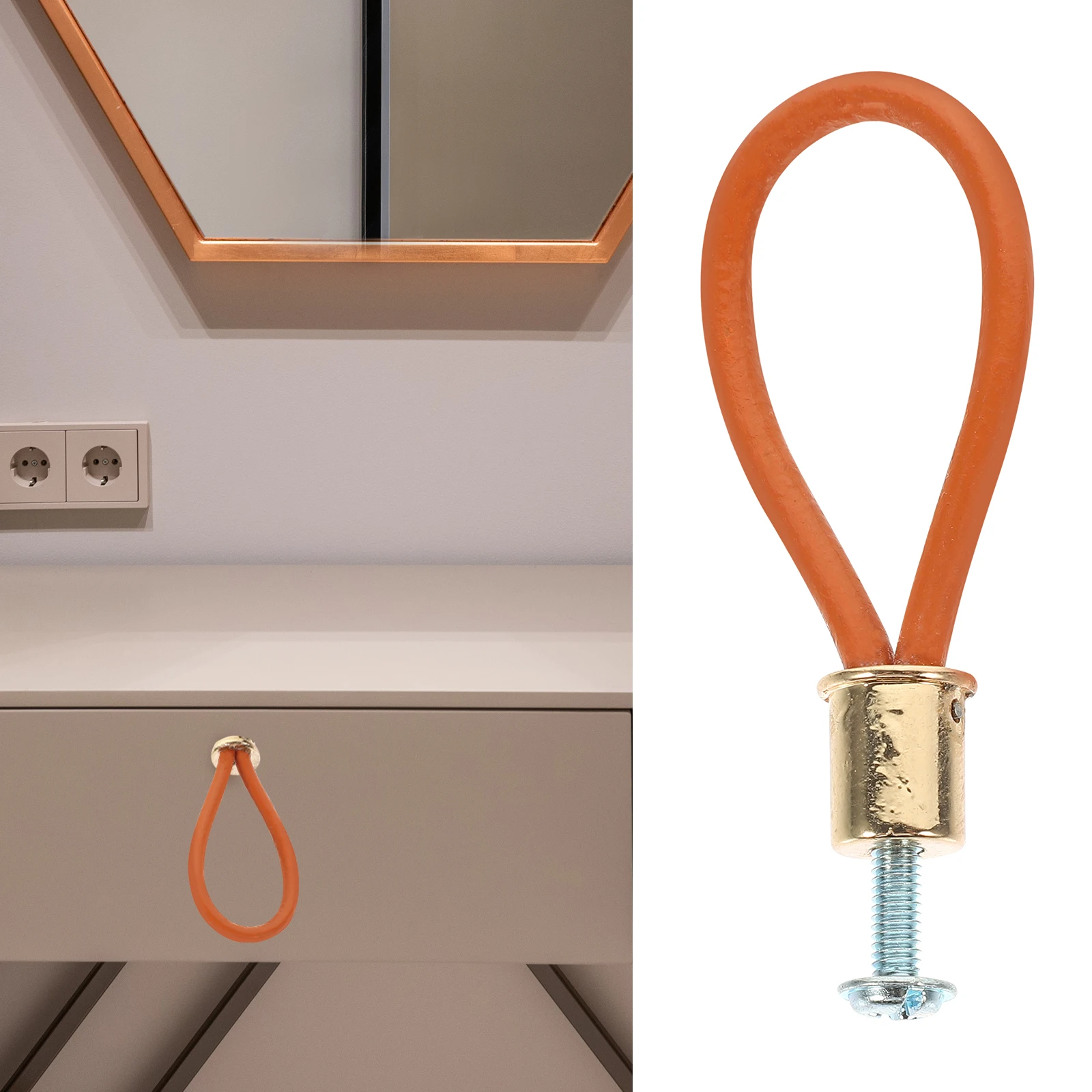 

Dressing Table Rope Puller Door Knob Attic Aluminum Alloy Barn Handles Matte Knobs