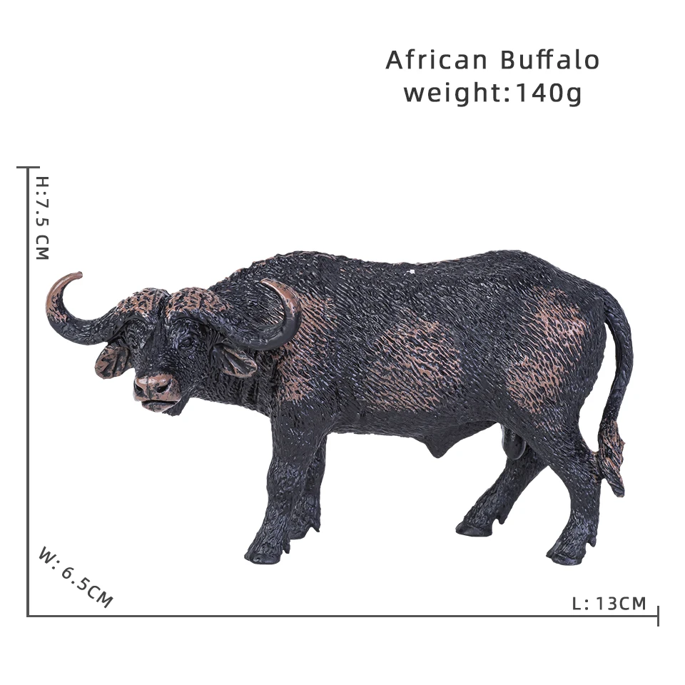 Nutztiere Milch Kuh Geflügel Rinder Kalb Stier Bison Ox Action figuren Sammlung PVC frühen pädagogischen Spielzeug Kinder Geschenk – Detail 3