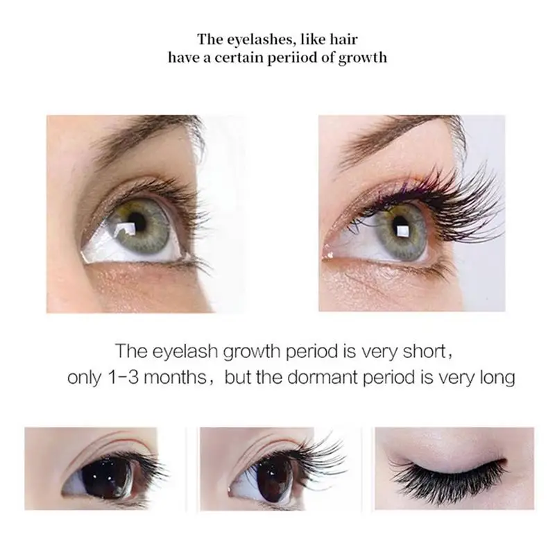 1pc Natural Eyelash Growth Enhancer trattamenti Lash Eyelash Serum 5ml siero per ciglia allungamento della crescita delle sopracciglia più a lungo