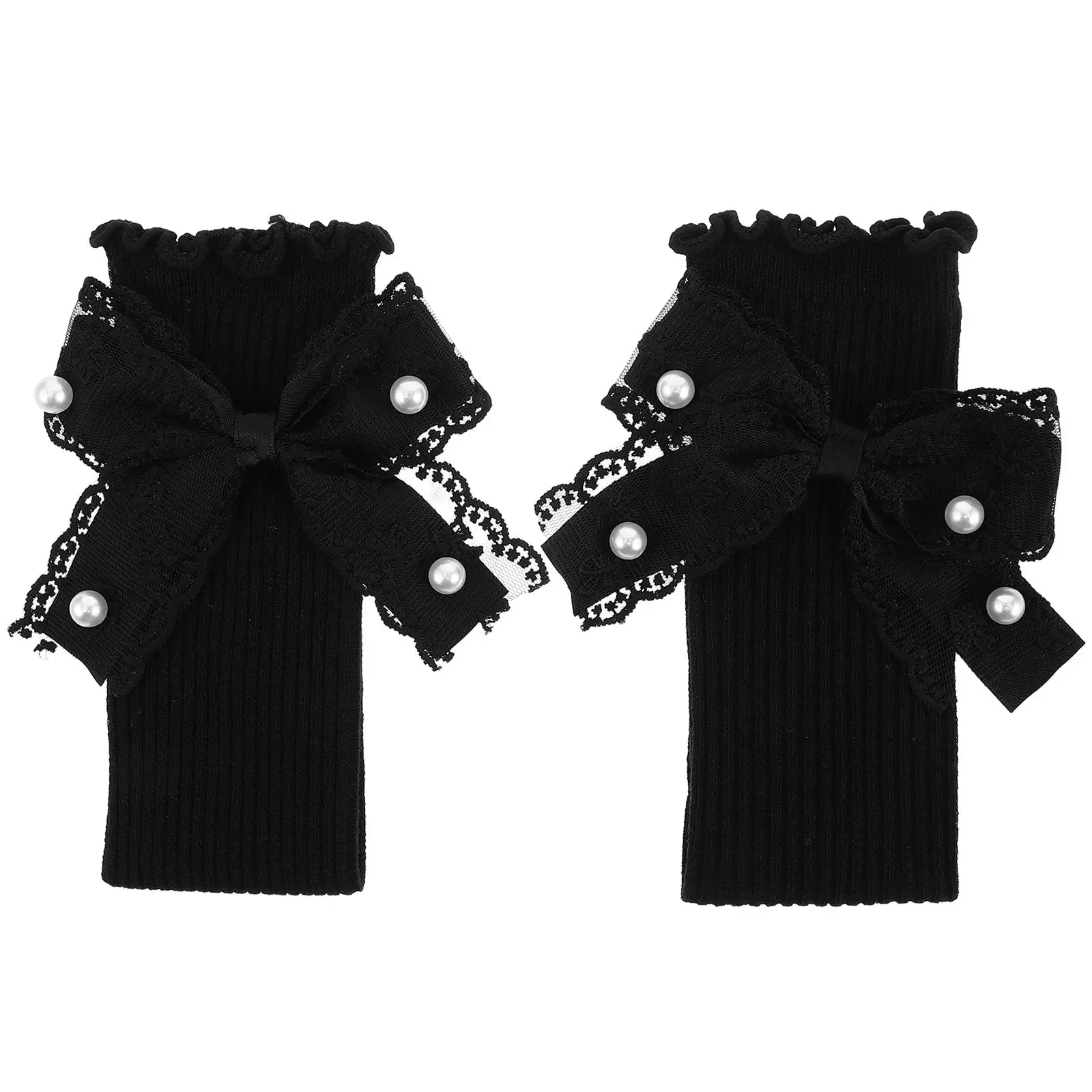 

1Pcs Lace Socks Midcalf Length Japanese Design Comfortable Kids Stockings Bow Lolita Accessories Cute Teen