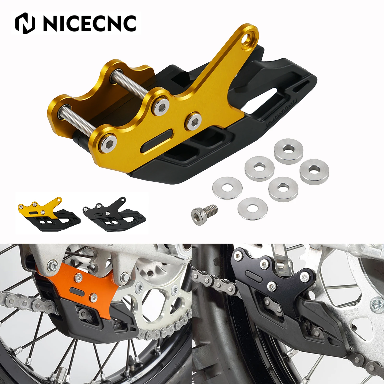 

For SUZUKI​ DRZ400 S SM 2000-2024 RM 125 250 2001-2008 RMZ250 07-20 RMZ450 05-20 RMX450Z 10-19 Chain Guide Block Replacement