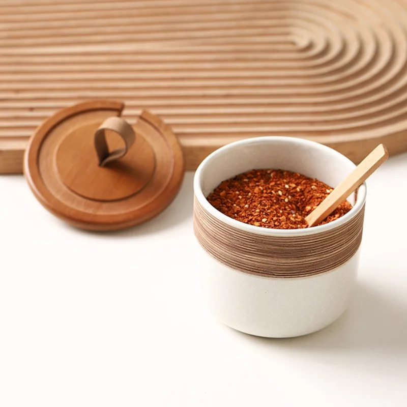 Kitchen Seasoning Tools, Vintage Coarse Ceramic Seasoning Jars, Salt and Pepper Bottles, Spice Jars, Seasoning Boxes, Containers