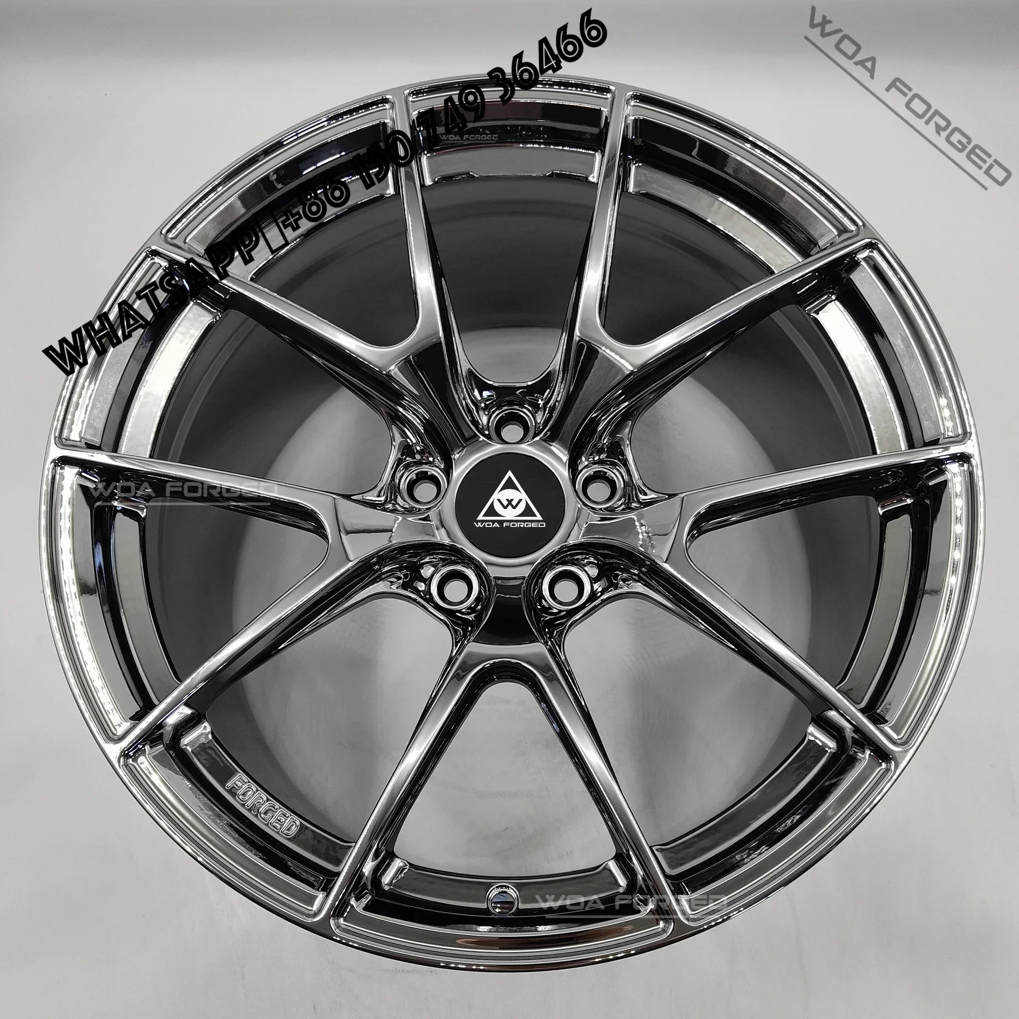 6061-T6 WOA Forged Shop Wheels Exclusive Chrome  Finish 5x112 5x120 Fit BMW F80 F82 F90 E46 E92 M3 M4 F30 G20 G30 G80 G8