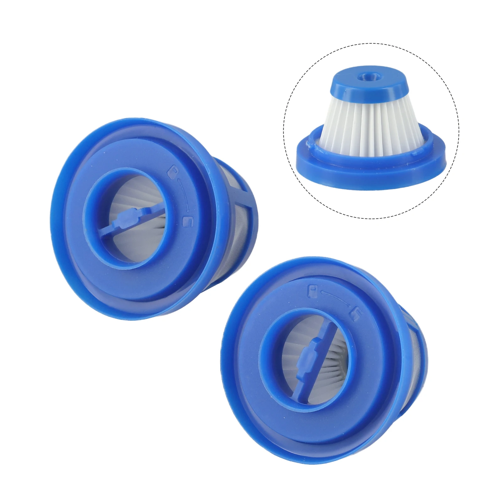 2pcs กรองสูญญากาศสําหรับ HomeVac H11 & H11 Pure & H 20 เครื่องดูดฝุ่นทําความสะอาดเครื่องมือเครื่องใช้ในครัวเรือน