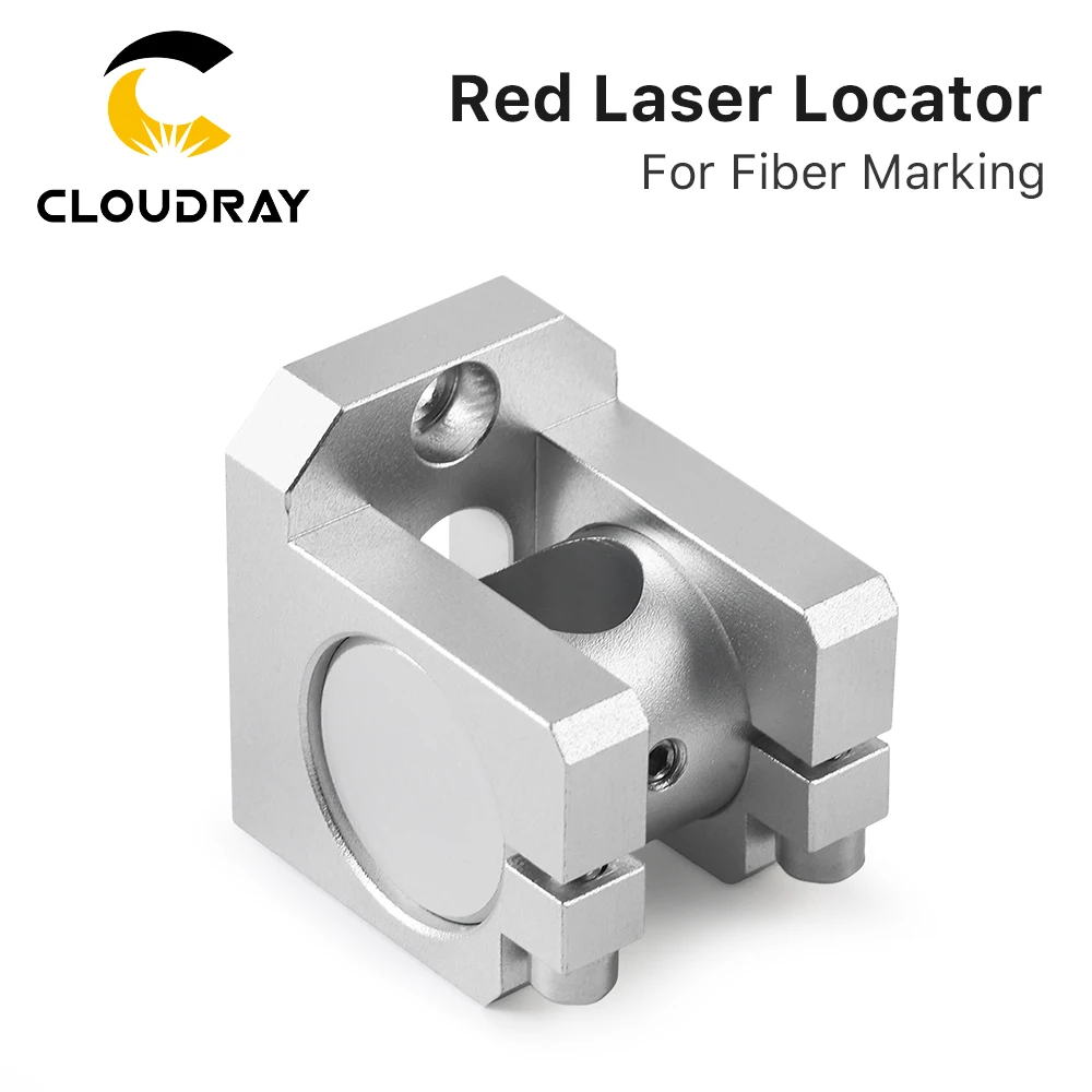 Cloudray Red laser Locator Red Dot Locator Part Diameter 12mm Optical Path Accessories for Fiber Metal Marking Machine