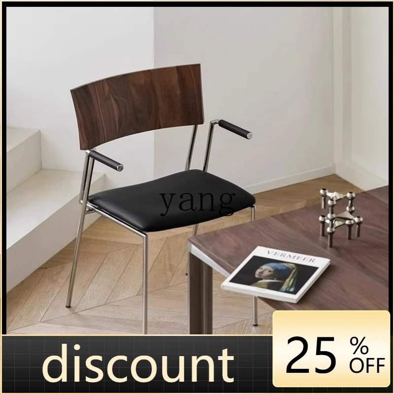 

LTT Chinese antique Japanese dining chair retro solid wood home leisure back chair simple chair