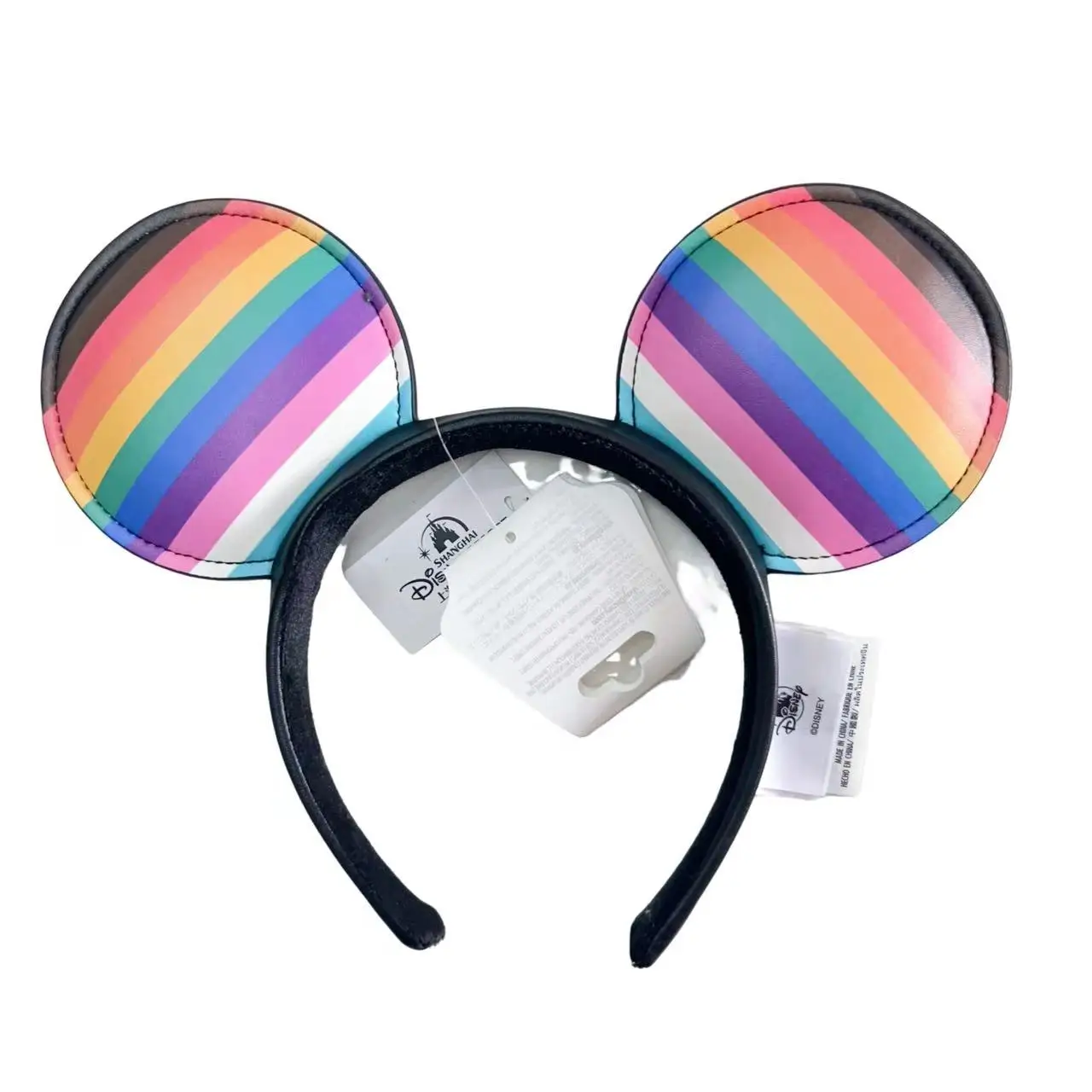 2024 Disney Minnie Ear Headband For Women Disneyland Mickey Ears Rainbow LED Sequin Birthday Gift Party Cosplay Girls Accessorie