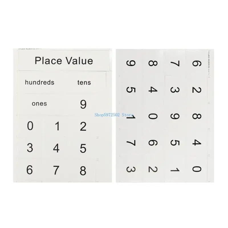 

Y3NC Counting Caddie & Place Value Pocket Chart 7 Pockets Classroom Counting Chart