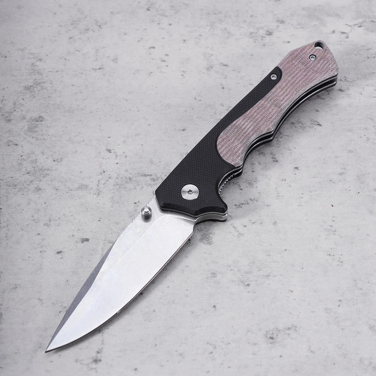 Navaja de bolsillo 5Cr: Navaja plegable multiusos para hombre, cuchillo para frutas, mango G10—Perfecta para acampar, hacer senderismo, aventuras, proyectos de bricolaje, uso diario, pesca y caza. Es un Excelente Regalo para Hombres, Especialmente Adecuado para el Día de San Valentín y el Día del Padre.