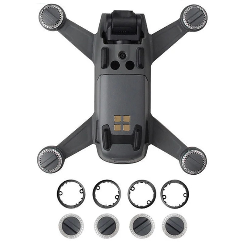 Imagem -04 - Led Shade Lights Parte para Dji Spark Tampa da Lâmpada Plate Base Componente de Proteção da Lâmpada Substituição