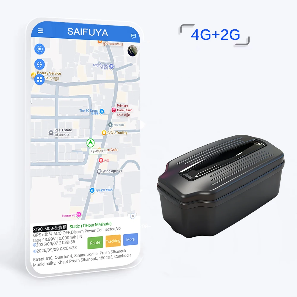 Wireless Gps Locator for Car Tracking, Strong Magnetic Vehicle Tracking Device, In-Car Gps Tracker
