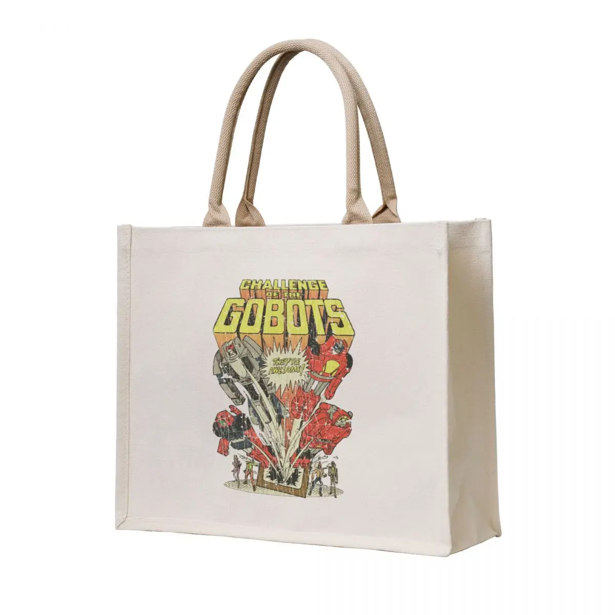 

Challenge of The GoBots 1984 Tote Bag Gift bags large tote bag Women's shopping bag shopping logo