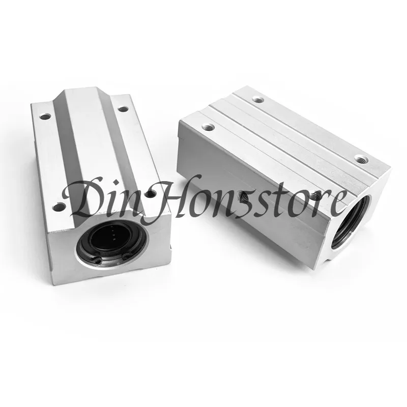Aluminum alloy box type linear motion slider bearing SCS6/8/10/12/16/20/25/30 UU lengthened LUU