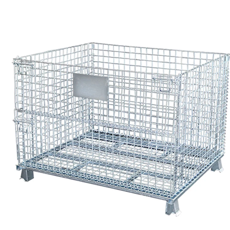 Industrial iron frame turnover box transportation cage feeding cage storage cage logistics sorting basket storage