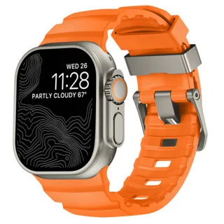 Trail siliconen band voor Apple Watch Ultra 3 49 mm 46 mm 45 mm 44 mm 42 mm 40 mm 41 mm Sportband voor iWatch-serie 11 10 9 8 7 6 5 SE3